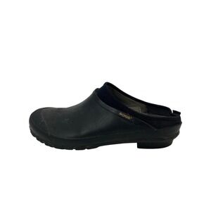 Bogs Rose Garden Clog Womens 12 Black Good Waterproof Slip On Rubber 71313-001